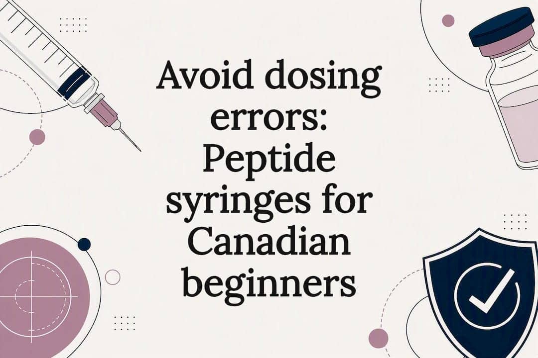 Peptide syringe safety title card