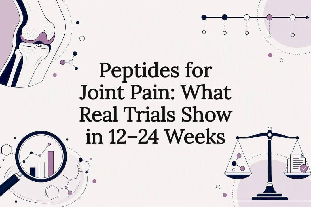 Peptide joint research title card illustration