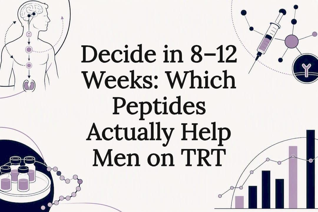 Decorative TRT peptide evidence title card