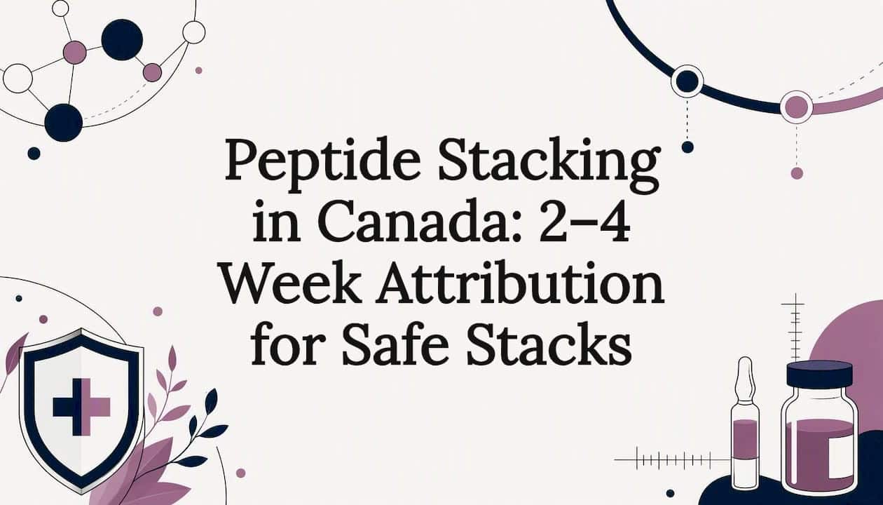 Peptide stacking attribution title card