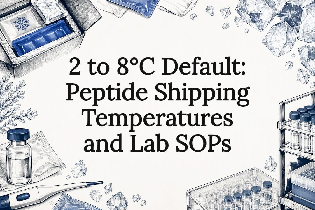 Decorative peptide temperature title card