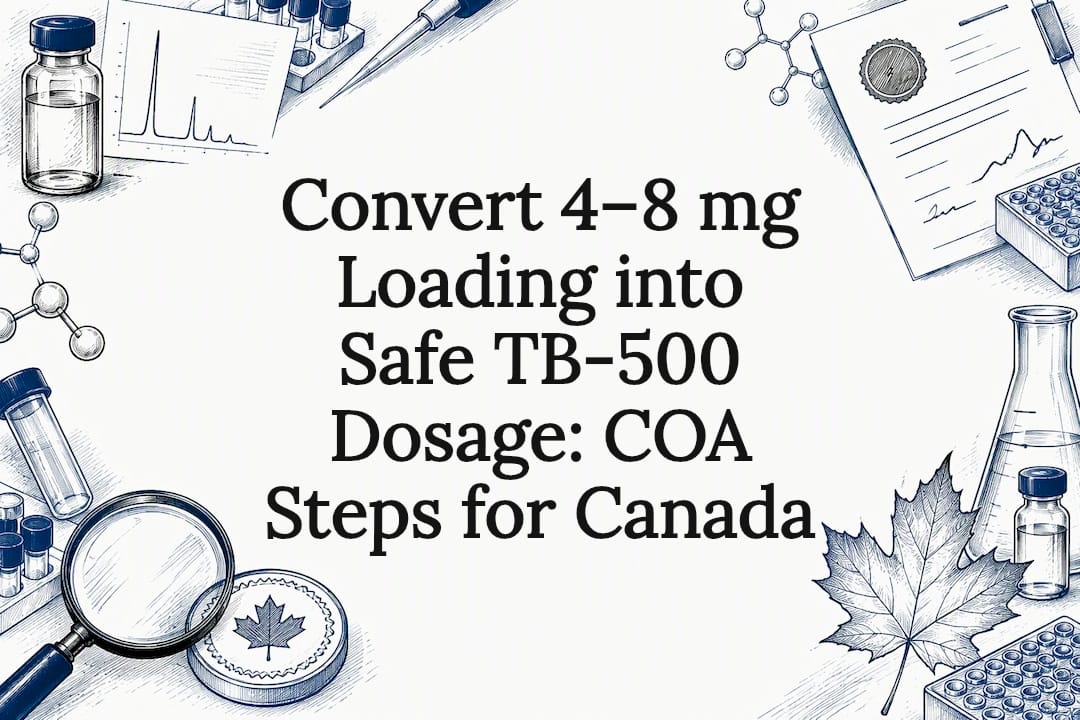 Sketch title card for TB-500 COA safety