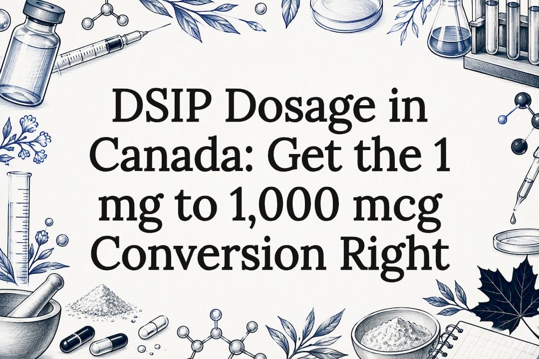 DSIP dosage conversion title card